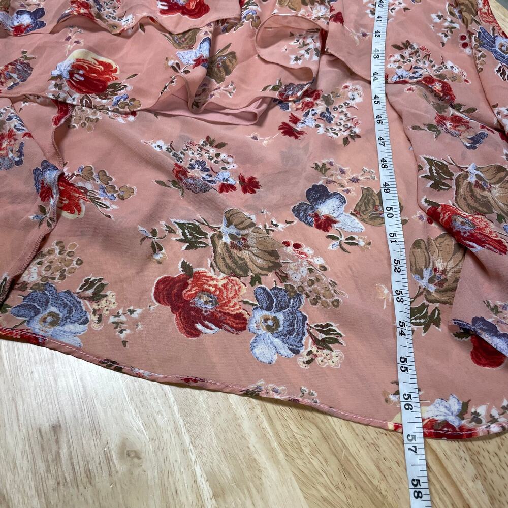 Cinq á Sept NWOT Jamie Floral Georgette Maxi Dress Size 6 Tiered Ruffle Chiffon - Picture 9 of 13